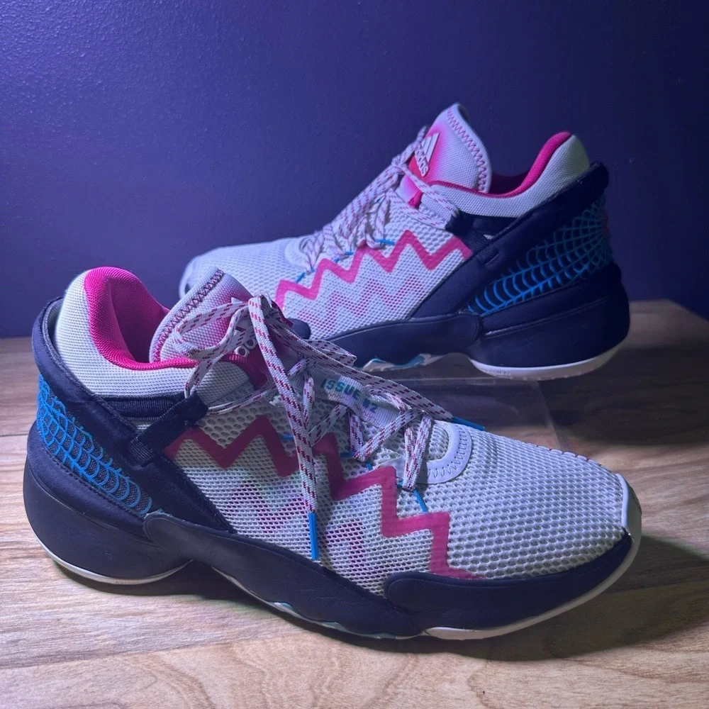 adidas Women's Athletic Shoes - White, Pink, Black, Blue